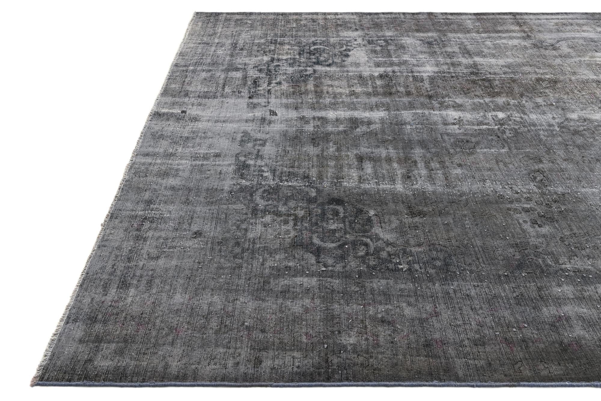 9' 5 x 12' Hand Knotted Ultra Vintage Persian Wool Rug