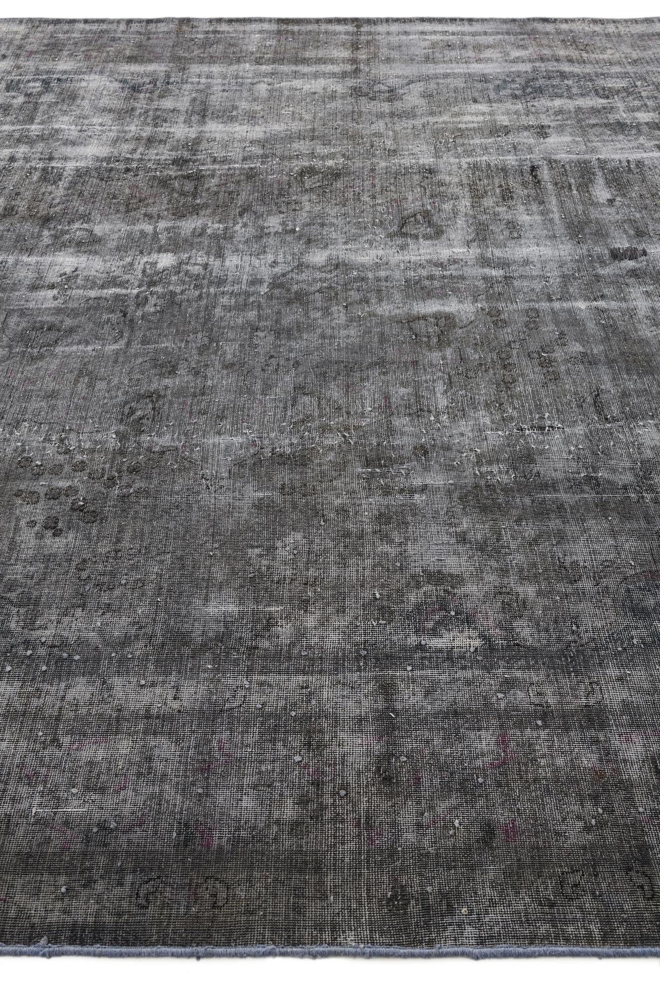 9' 5 x 12' Hand Knotted Ultra Vintage Persian Wool Rug