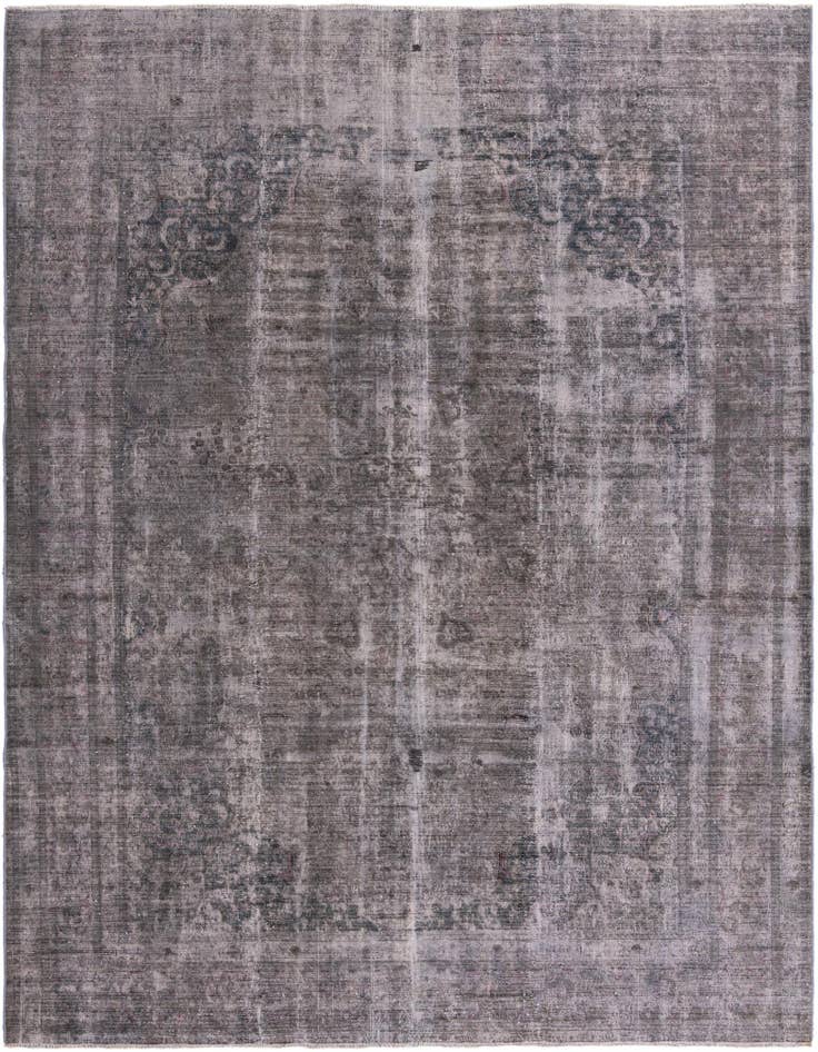 Detail image of 9' 5 x 12' Hand Knotted Ultra Vintage Persian Wool Rug