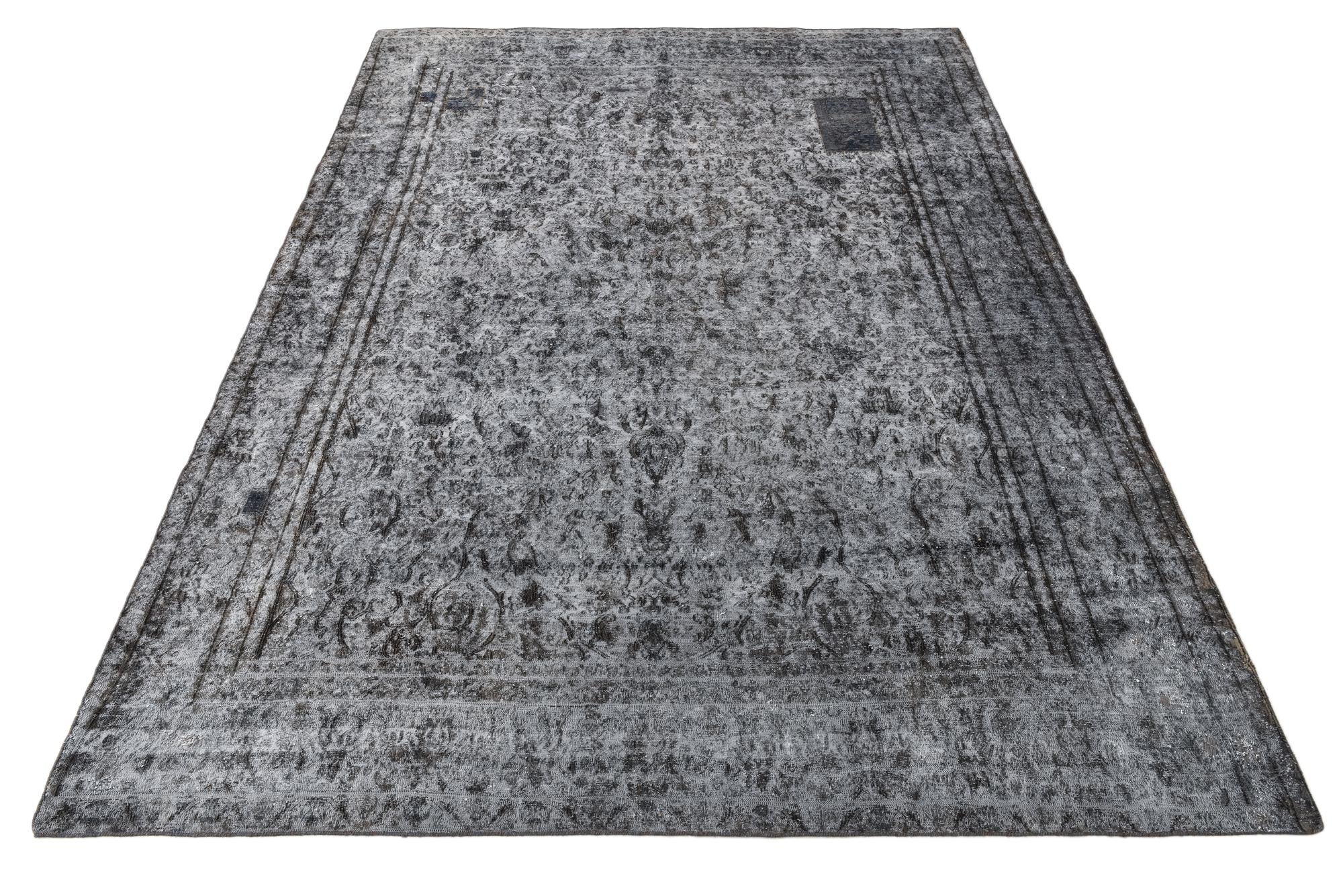 10' 2 x 12' 10 Hand Knotted Ultra Vintage Persian Wool Rug