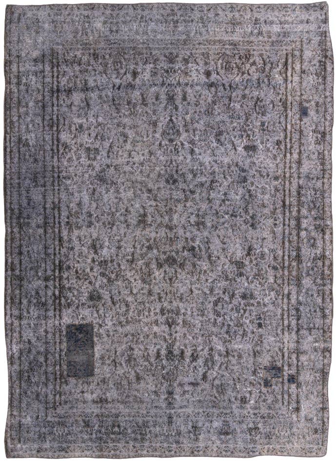 Detail image of 10' 2 x 12' 10 Hand Knotted Ultra Vintage Persian Wool Rug