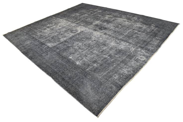 Detail image of 9' 5 x 10' 7 Hand Knotted Ultra Vintage Persian Wool Rug
