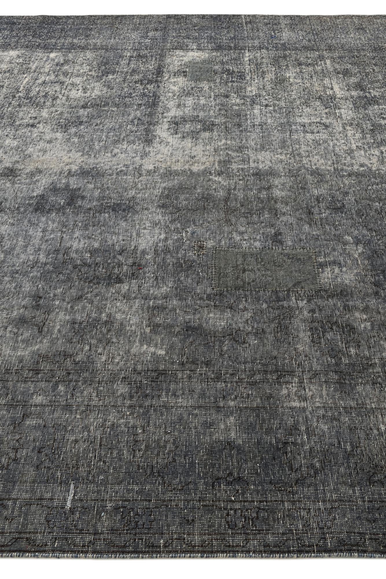 9' 5 x 10' 7 Hand Knotted Ultra Vintage Persian Wool Rug