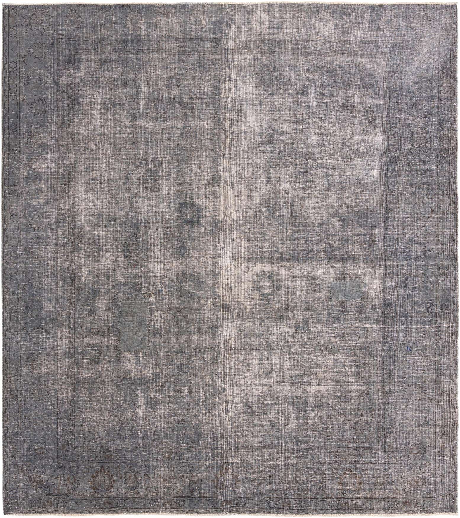 9' 5 x 10' 7 Hand Knotted Ultra Vintage Persian Wool Rug