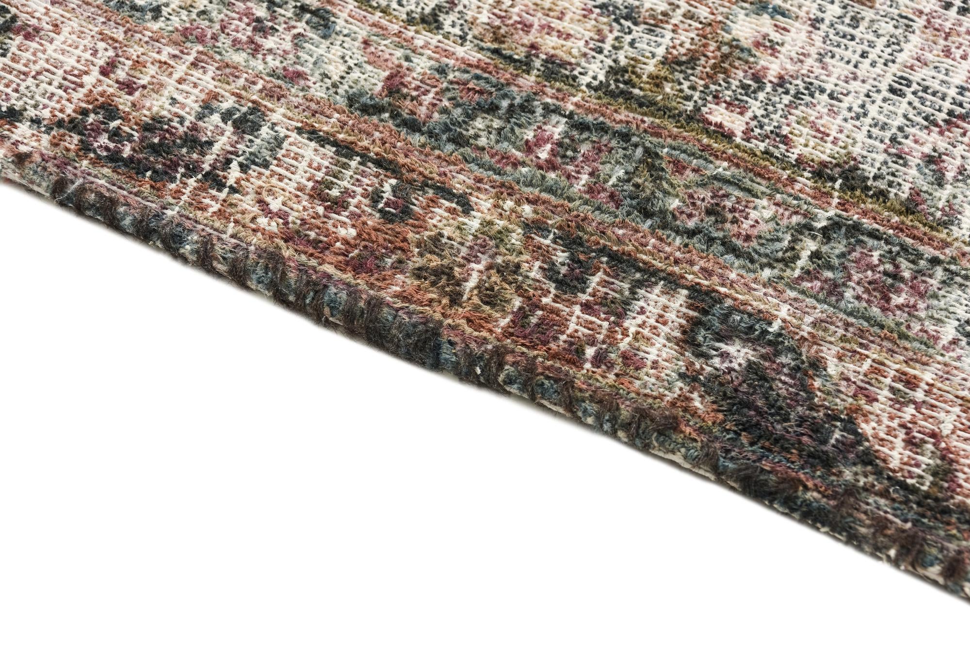 6' 8 x 10' 2 Hand Knotted Ultra Vintage Persian Wool Rug
