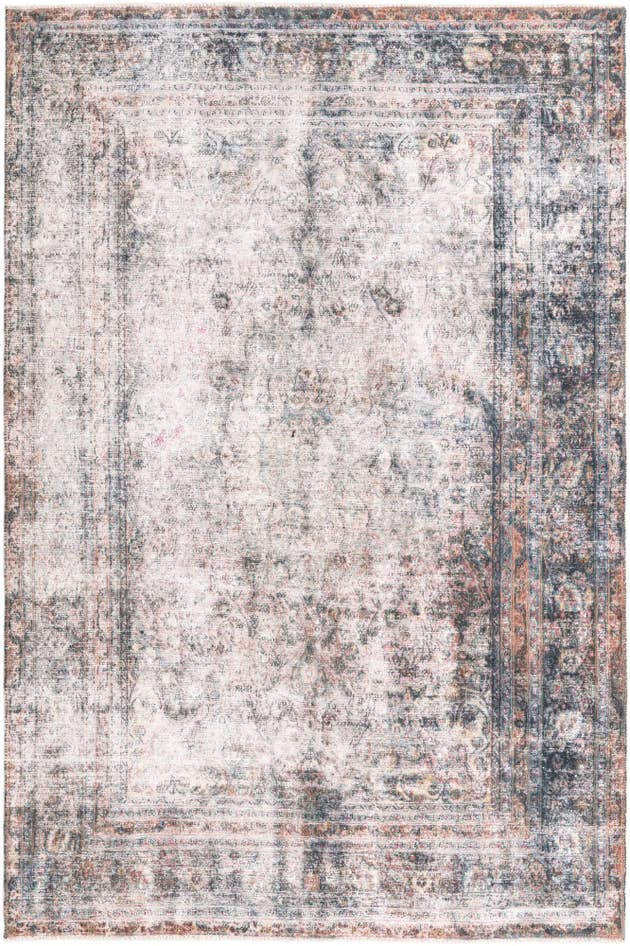 Detail image of 6' 8 x 10' 2 Hand Knotted Ultra Vintage Persian Wool Rug