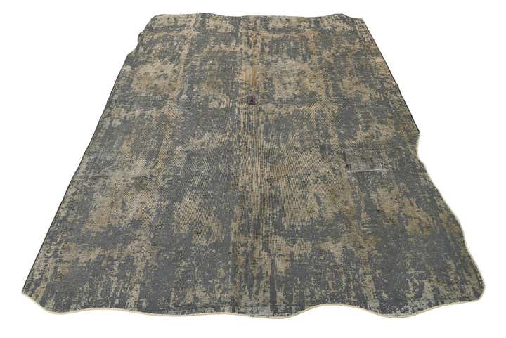 5' 9 x 8' 1 Hand Knotted Ultra Vintage Persian Wool Rug