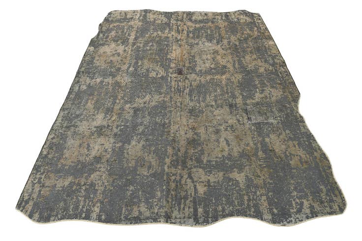 Detail image of 5' 9 x 8' 1 Hand Knotted Ultra Vintage Persian Wool Rug