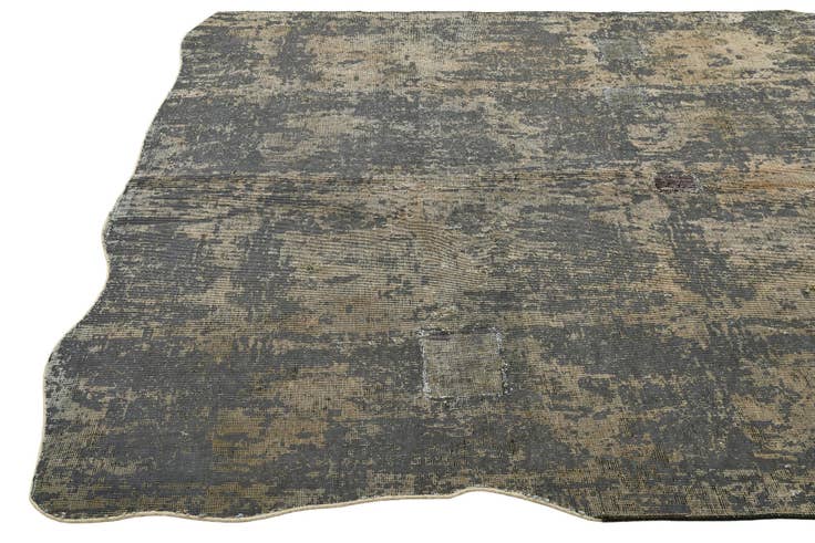 Detail image of 5' 9 x 8' 1 Hand Knotted Ultra Vintage Persian Wool Rug