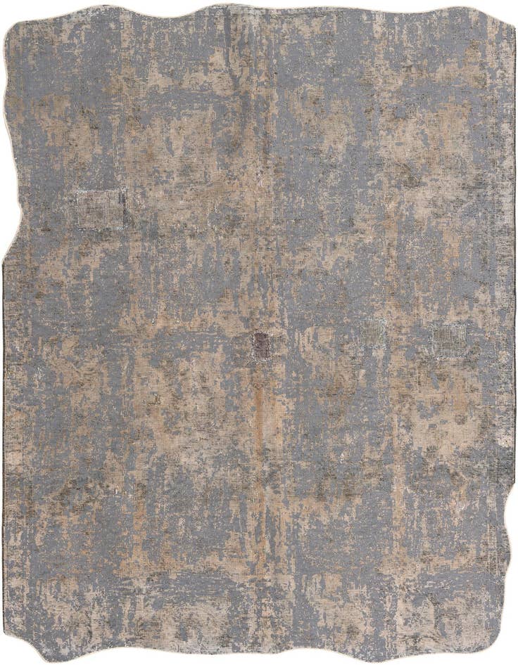 Detail image of 5' 9 x 8' 1 Hand Knotted Ultra Vintage Persian Wool Rug