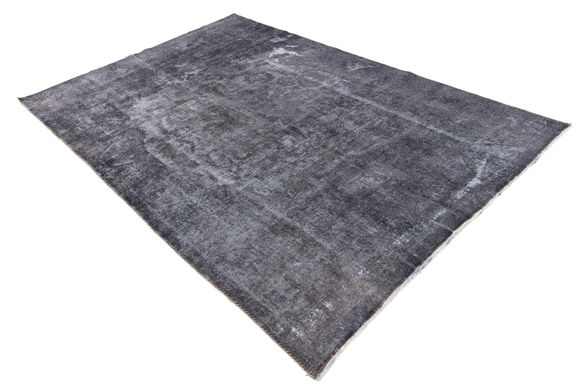 6' 2 x 9' 5 Hand Knotted Ultra Vintage Persian Wool Rug