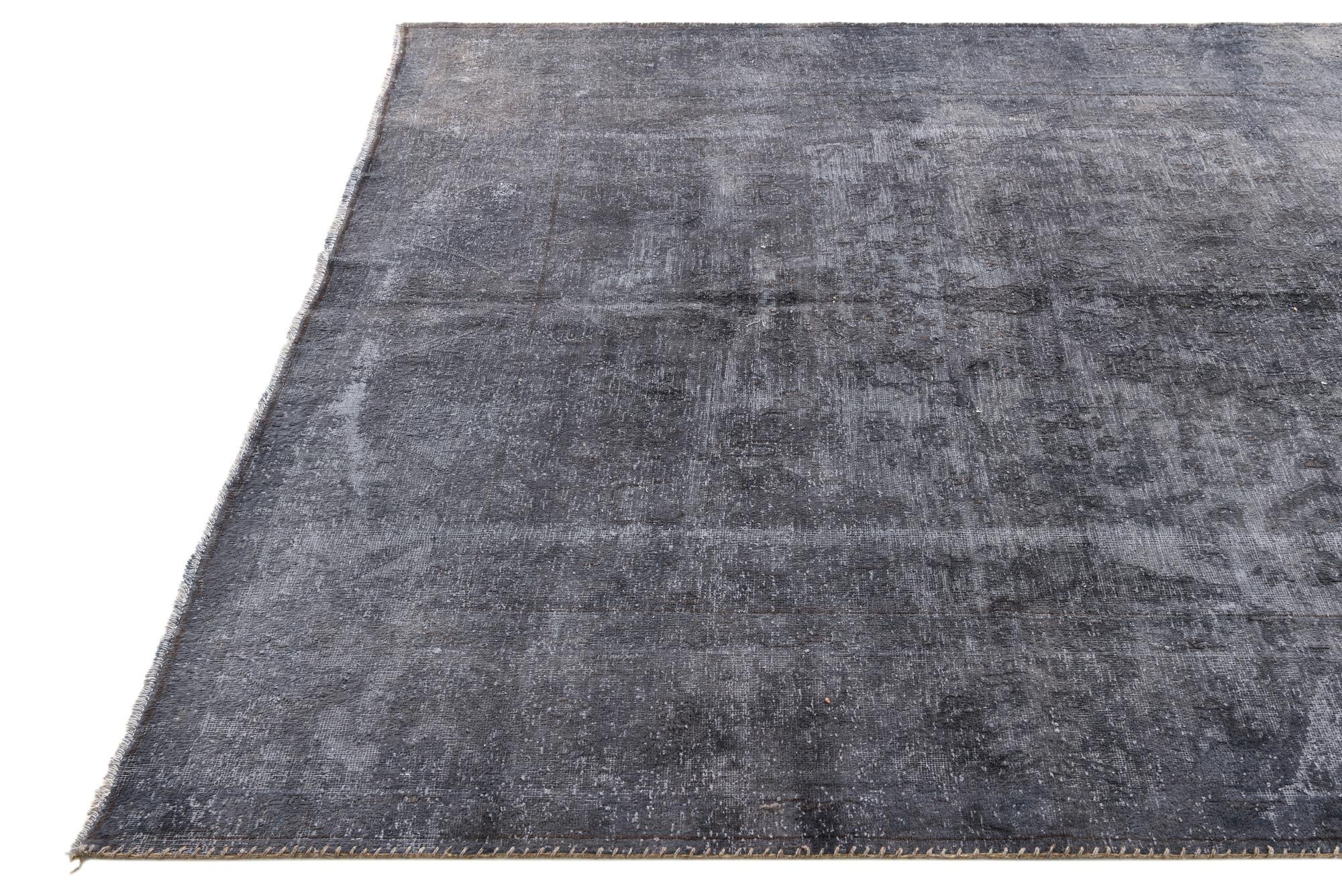 6' 2 x 9' 5 Hand Knotted Ultra Vintage Persian Wool Rug