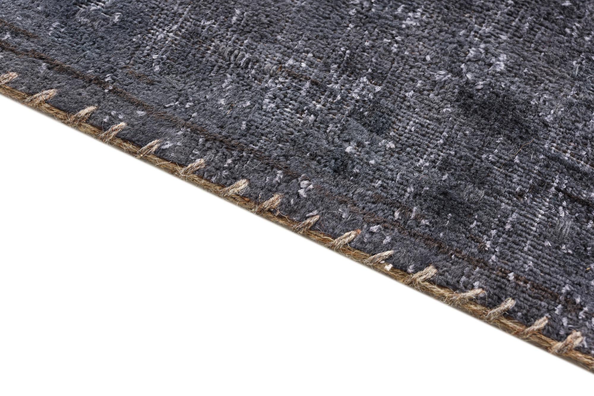 6' 2 x 9' 5 Hand Knotted Ultra Vintage Persian Wool Rug