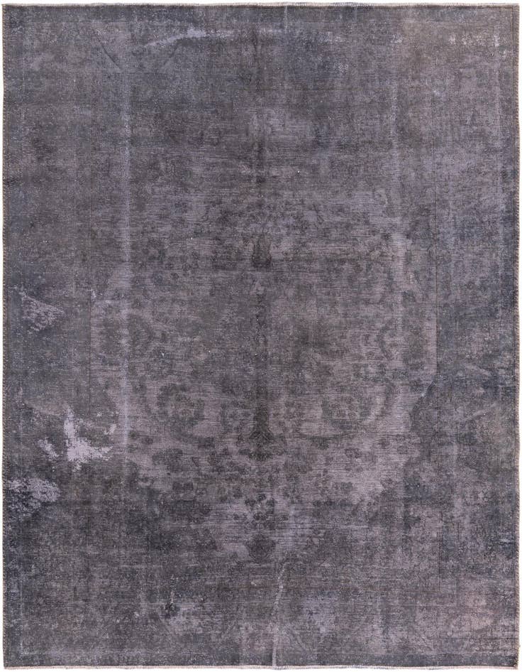 Detail image of 6' 2 x 9' 5 Hand Knotted Ultra Vintage Persian Wool Rug