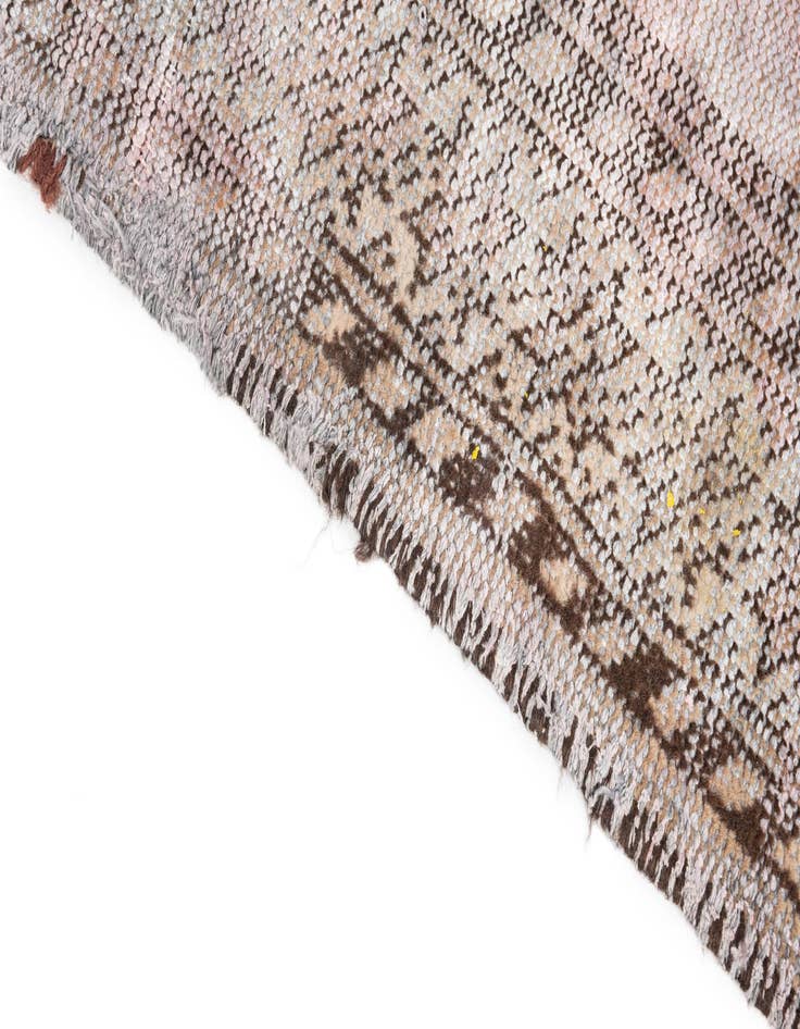 Detail image of 4' 2 x 5' 9  Hand Knotted Ultra Vintage Persian Wool Rug