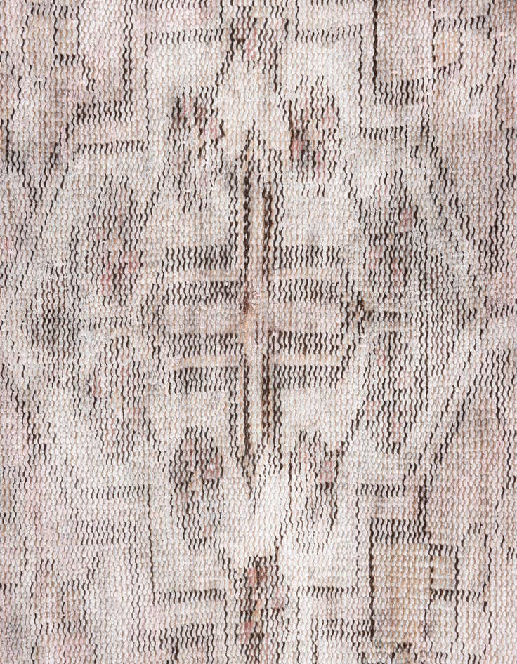 Detail image of 4' 2 x 5' 9  Hand Knotted Ultra Vintage Persian Wool Rug