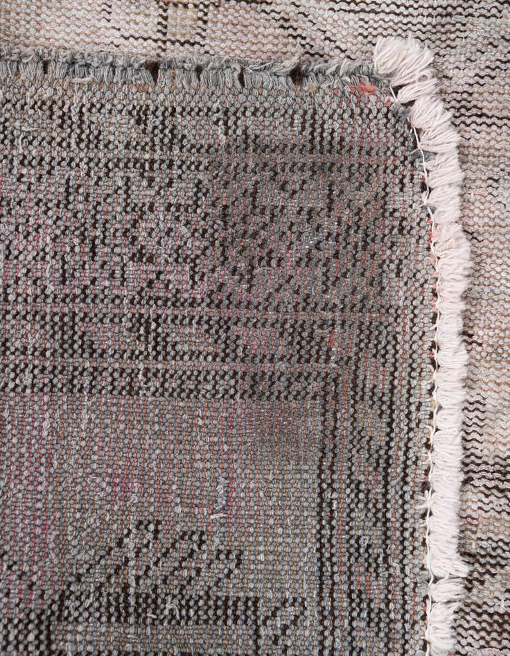 Detail image of 4' 2 x 5' 9  Hand Knotted Ultra Vintage Persian Wool Rug