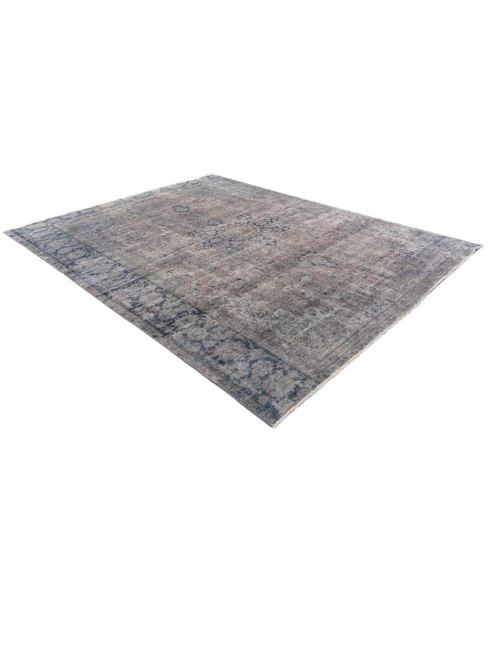 8' x 11' Hand Knotted Ultra Vintage Persian Wool Rug