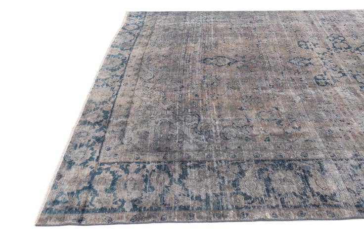 Detail image of 8' x 11' Hand Knotted Ultra Vintage Persian Wool Rug