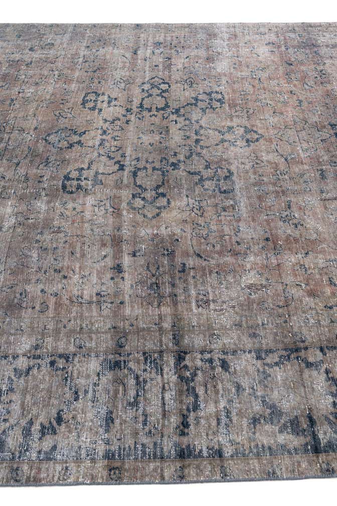 8' x 11' Hand Knotted Ultra Vintage Persian Wool Rug