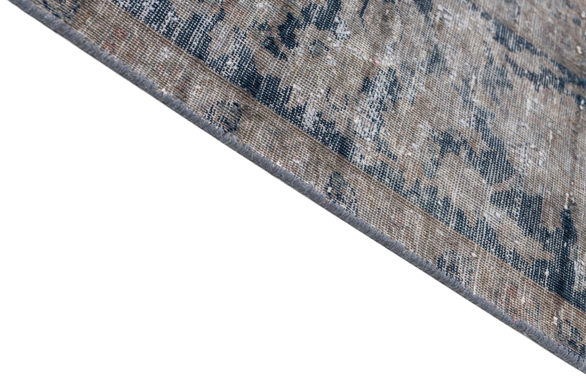 8' x 11' Hand Knotted Ultra Vintage Persian Wool Rug