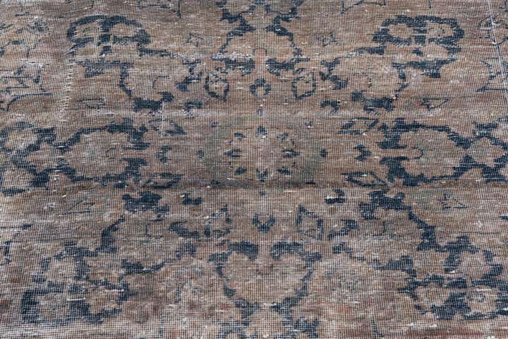 8' x 11' Hand Knotted Ultra Vintage Persian Wool Rug