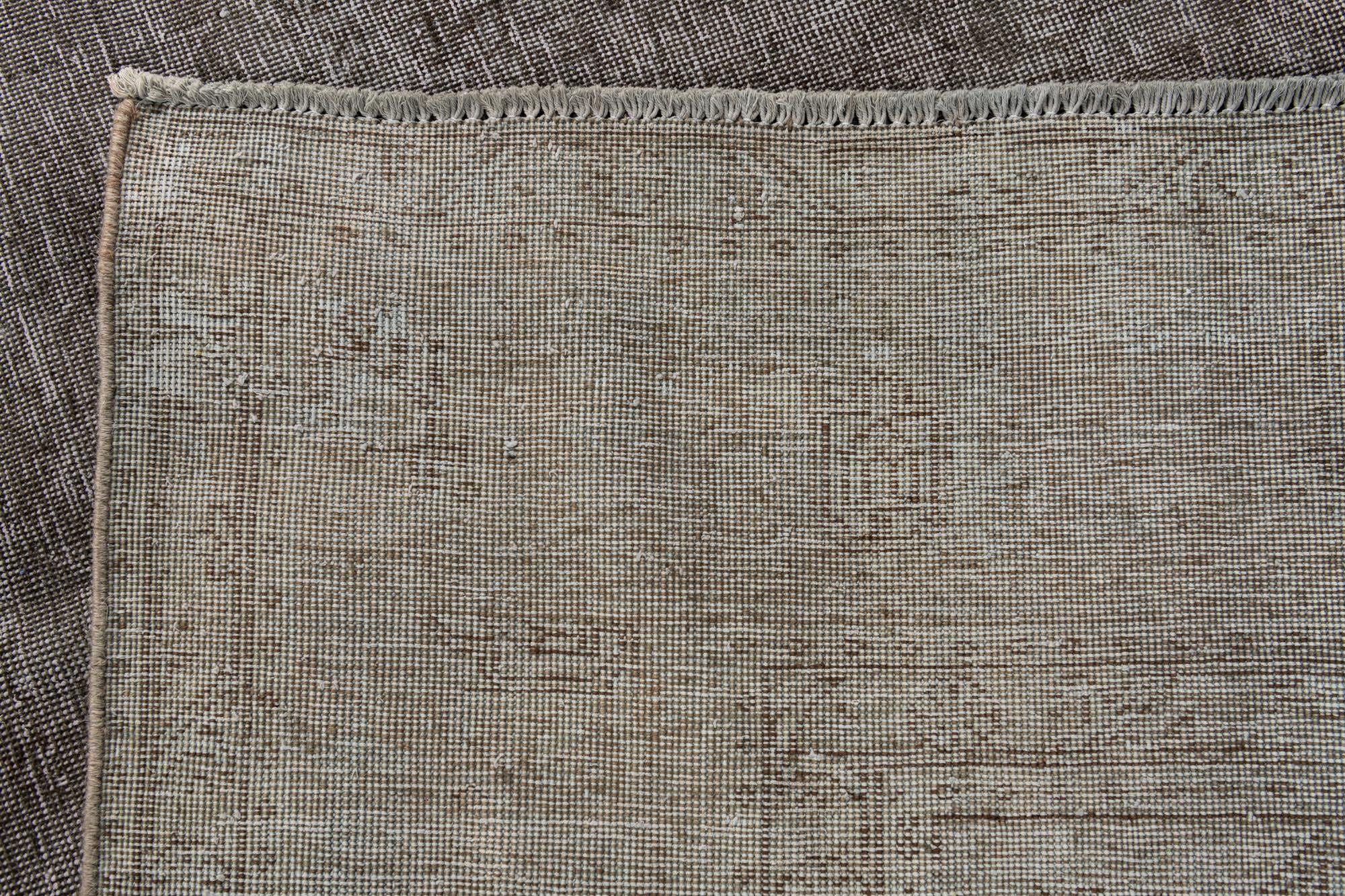 9' 6 x 12' 10 Hand Knotted Ultra Vintage Persian Wool Rug