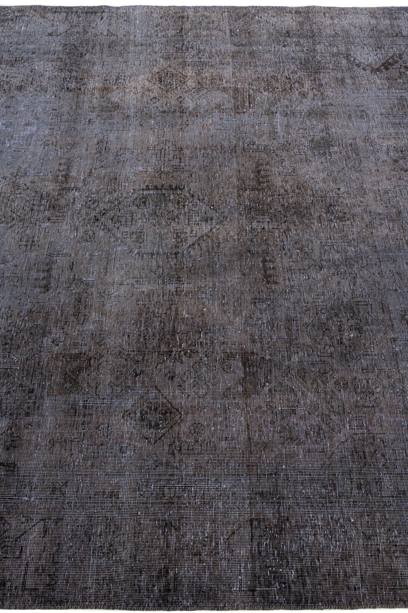 6' x 9' 10 Hand Knotted Ultra Vintage Persian Wool Rug