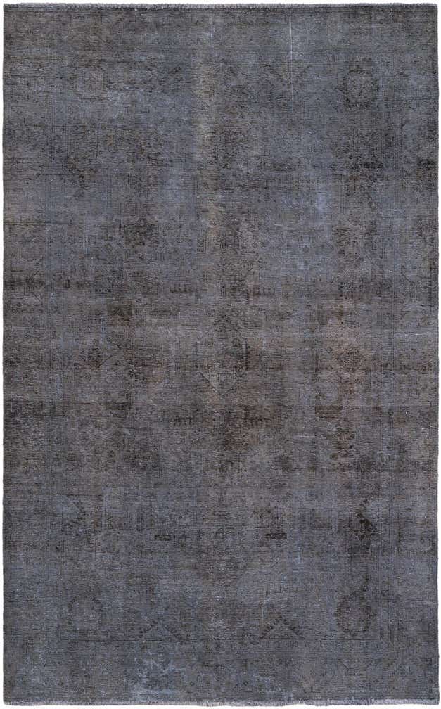 6' x 9' 10 Hand Knotted Ultra Vintage Persian Wool Rug