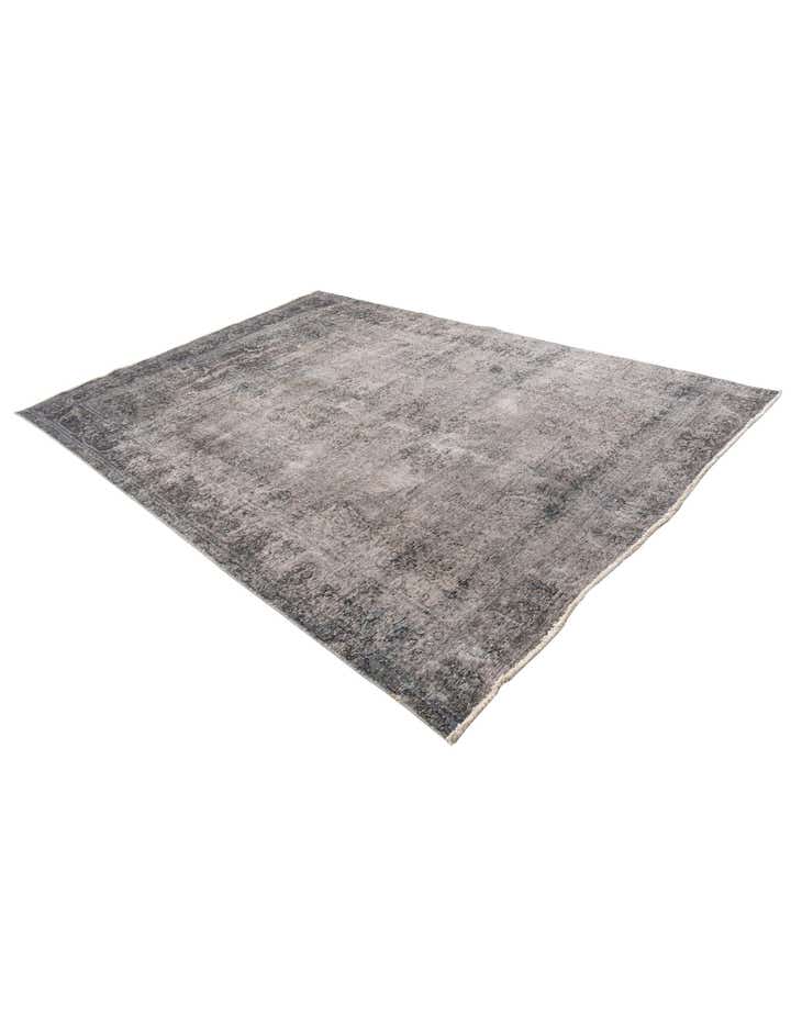 6' 8 x 9' 4 Hand Knotted Ultra Vintage Persian Wool Rug