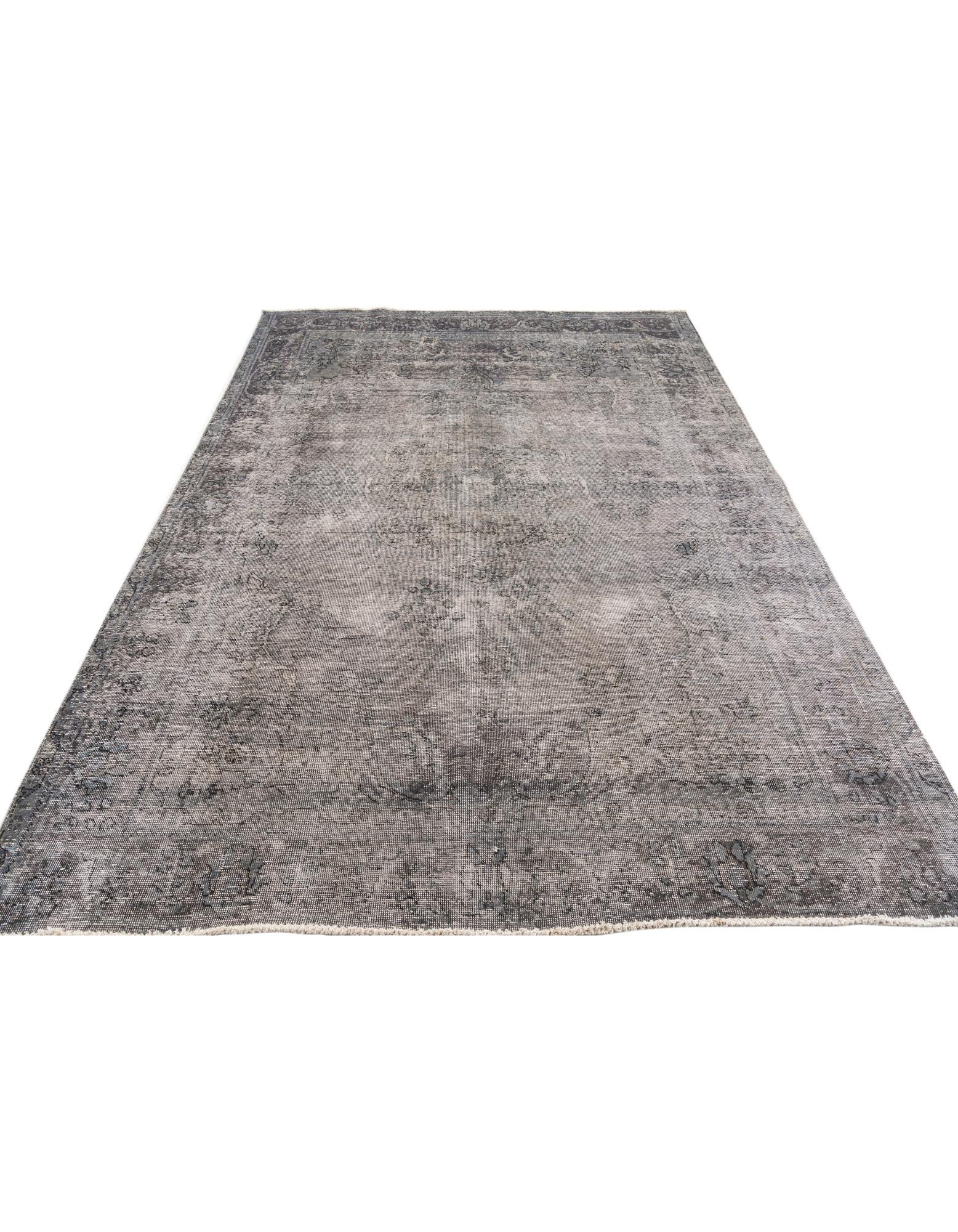 6' 8 x 9' 4 Hand Knotted Ultra Vintage Persian Wool Rug