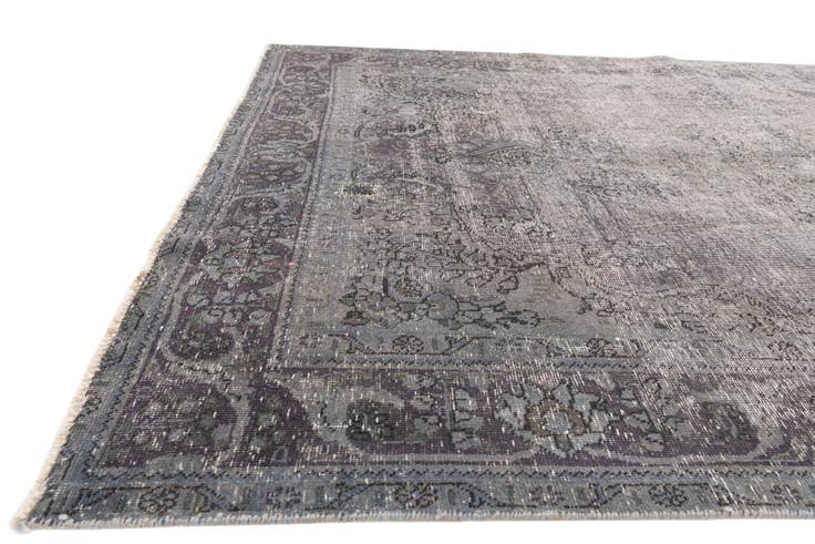 Detail image of 6' 8 x 9' 4 Hand Knotted Ultra Vintage Persian Wool Rug