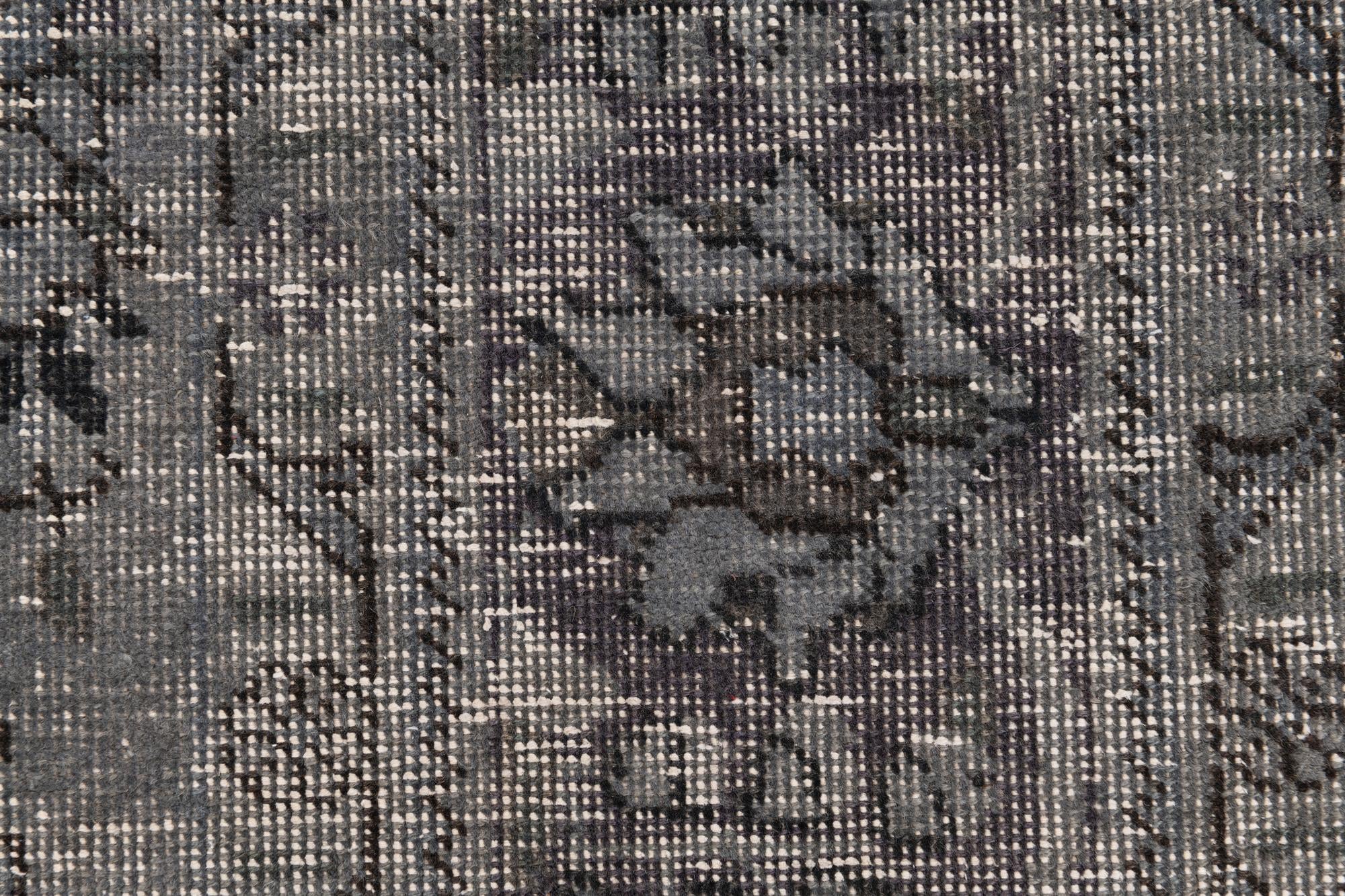 6' 8 x 9' 4 Hand Knotted Ultra Vintage Persian Wool Rug