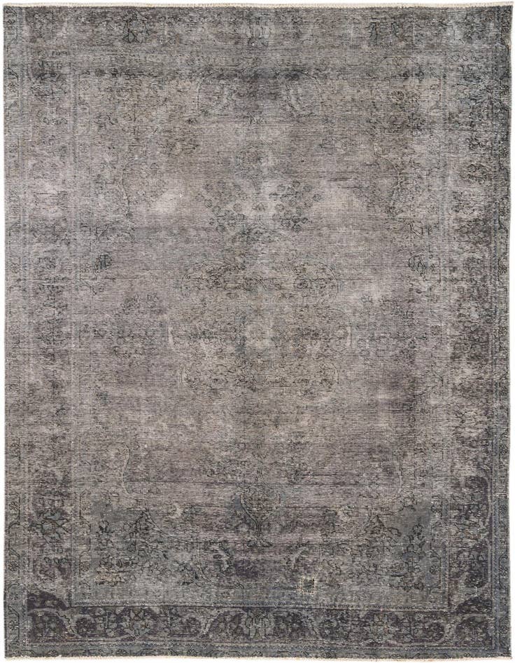 Detail image of 6' 8 x 9' 4 Hand Knotted Ultra Vintage Persian Wool Rug