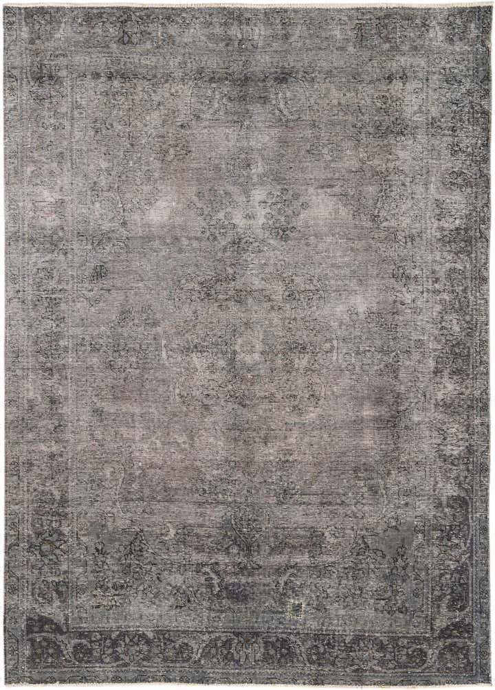 6' 8 x 9' 4 Hand Knotted Ultra Vintage Persian Wool Rug