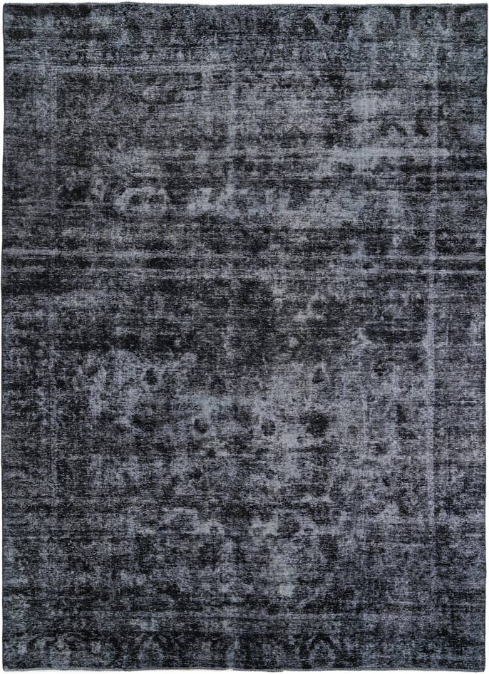 Detail image of 8' 9 x 12' Hand Knotted Ultra Vintage Persian Wool Rug