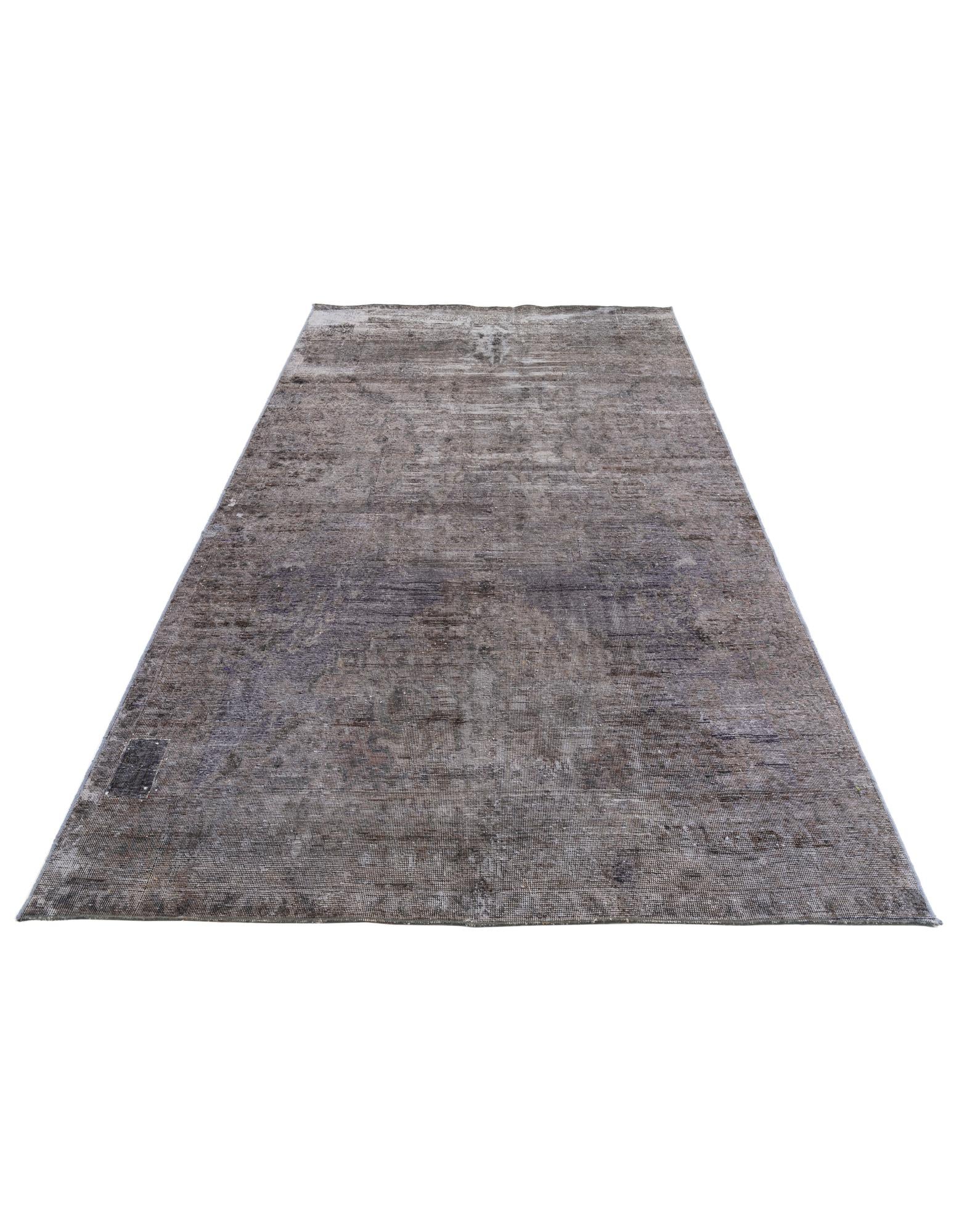 6' 4 x 10' 2 Hand Knotted Ultra Vintage Persian Wool Rug