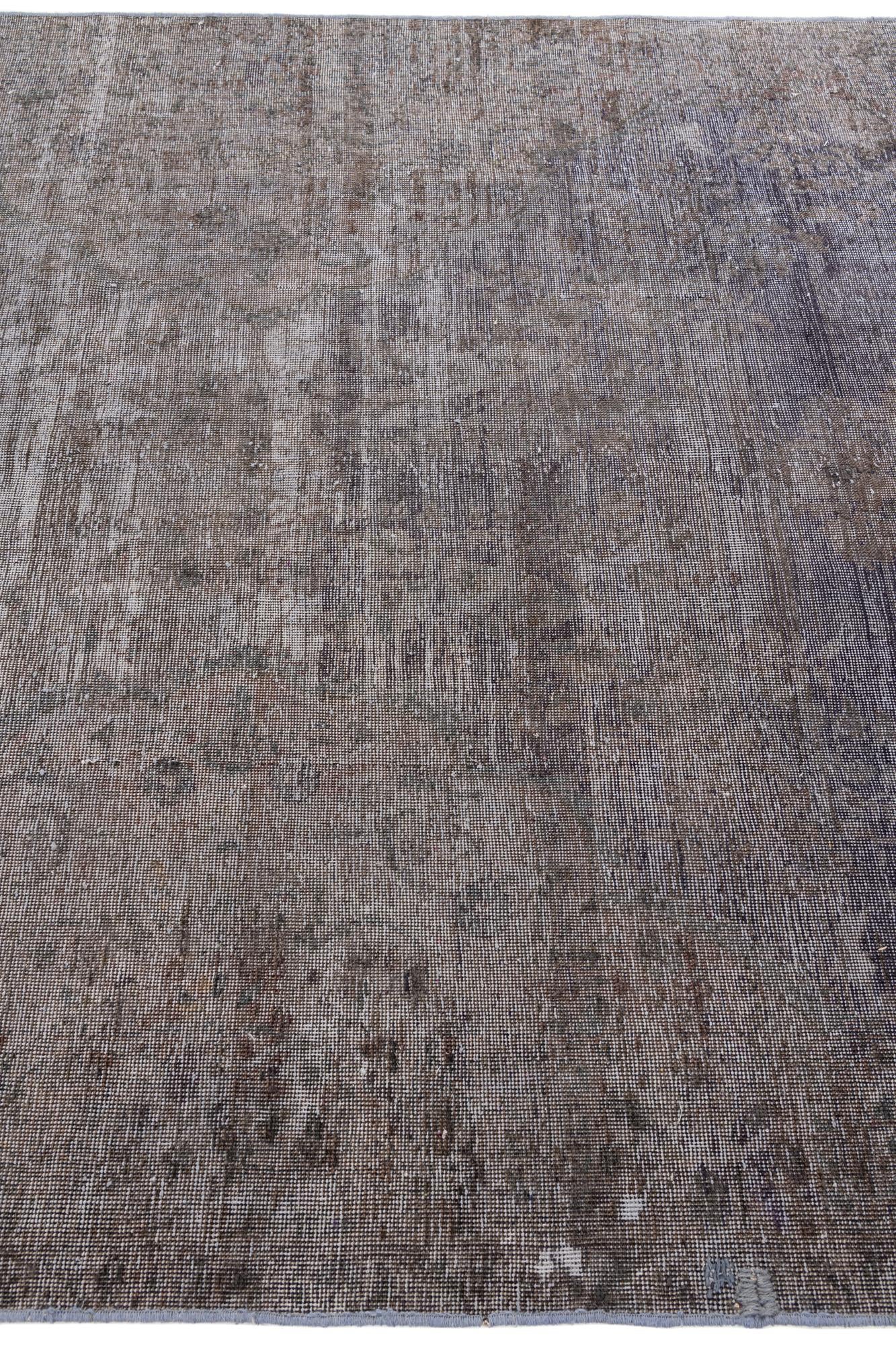 6' 4 x 10' 2 Hand Knotted Ultra Vintage Persian Wool Rug