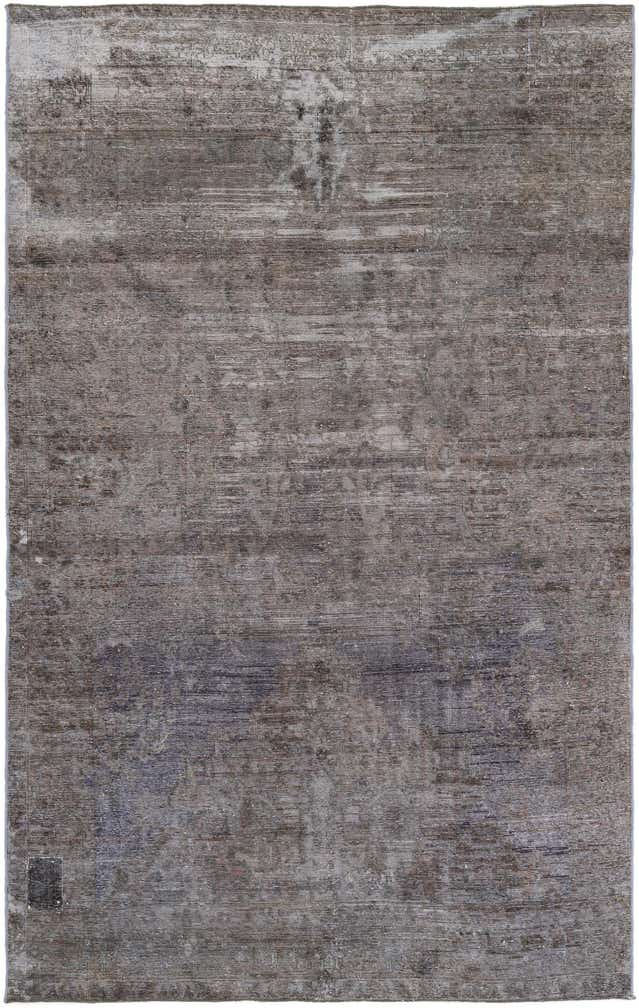 6' 4 x 10' 2 Hand Knotted Ultra Vintage Persian Wool Rug