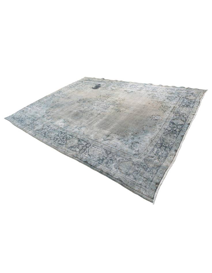 Detail image of 9' 3 x 11' 10 Hand Knotted Ultra Vintage Persian Wool Rug