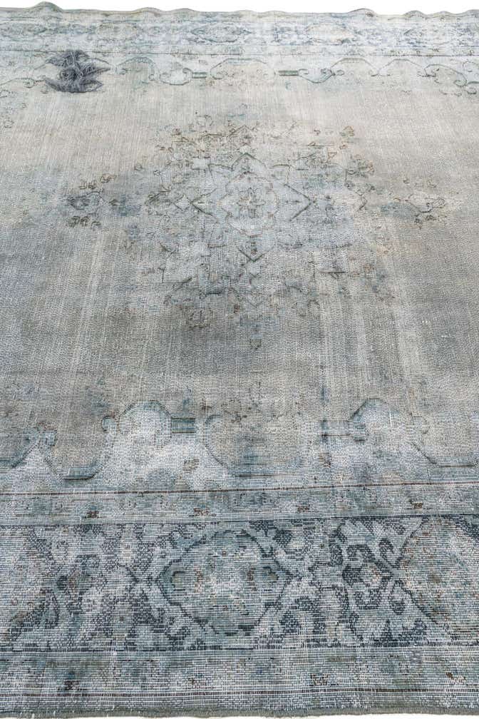 9' 3 x 11' 10 Hand Knotted Ultra Vintage Persian Wool Rug