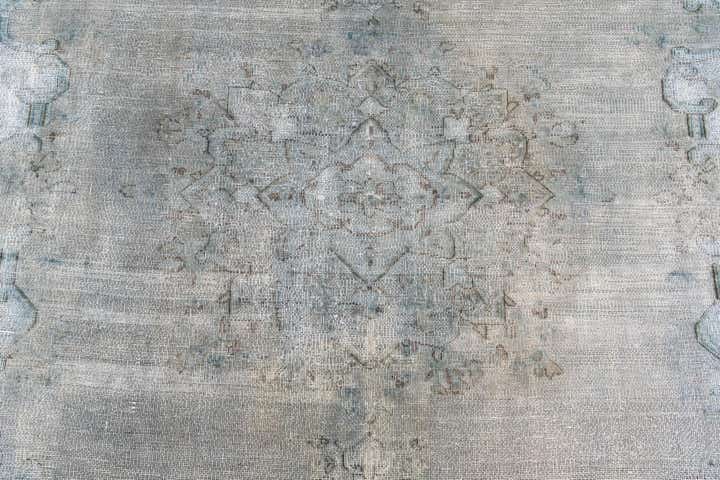 9' 3 x 11' 10 Hand Knotted Ultra Vintage Persian Wool Rug