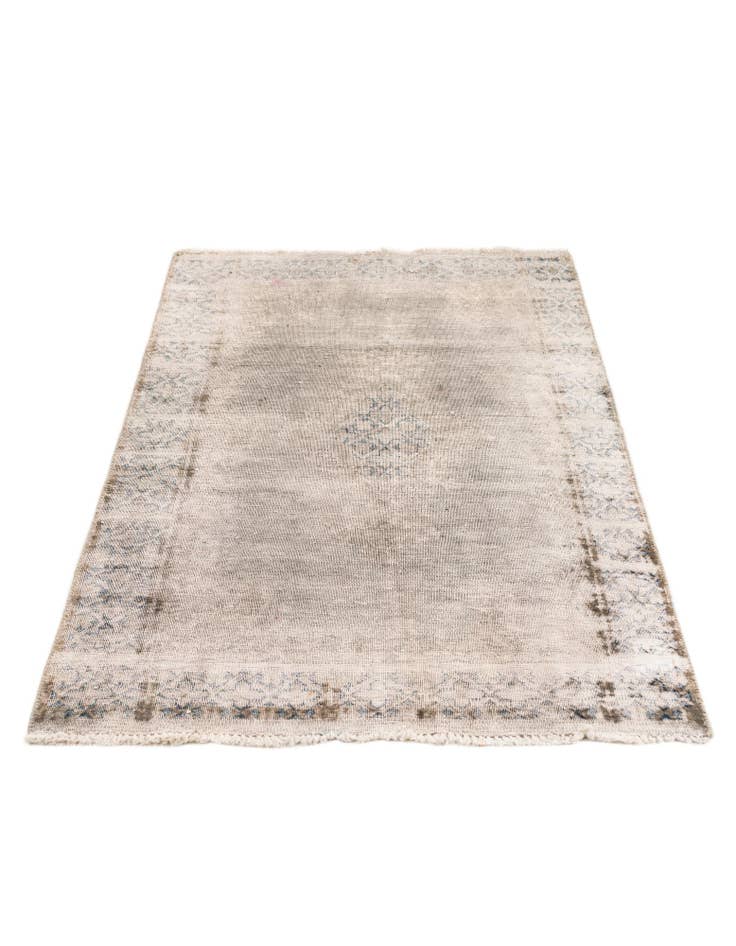 Detail image of 2' 10 x 4' 8 Hand Knotted Ultra Vintage Persian Wool Rug