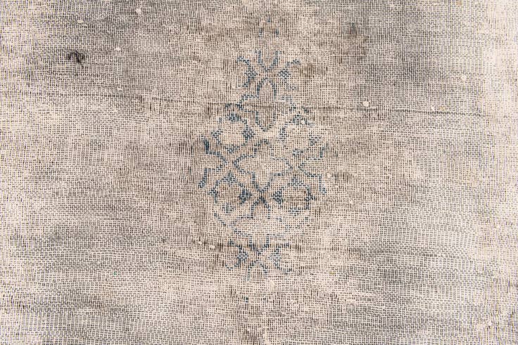 Detail image of 2' 10 x 4' 8 Hand Knotted Ultra Vintage Persian Wool Rug