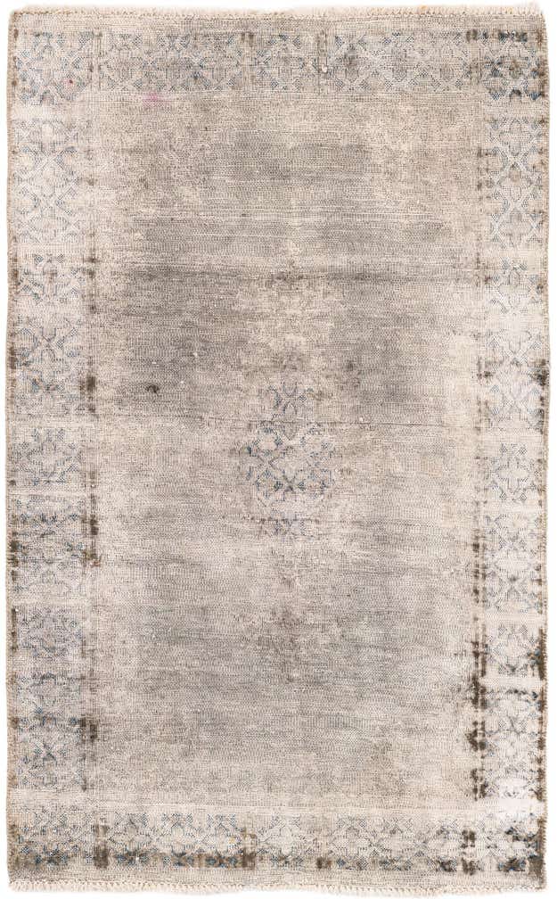 2' 10 x 4' 8 Hand Knotted Ultra Vintage Persian Wool Rug