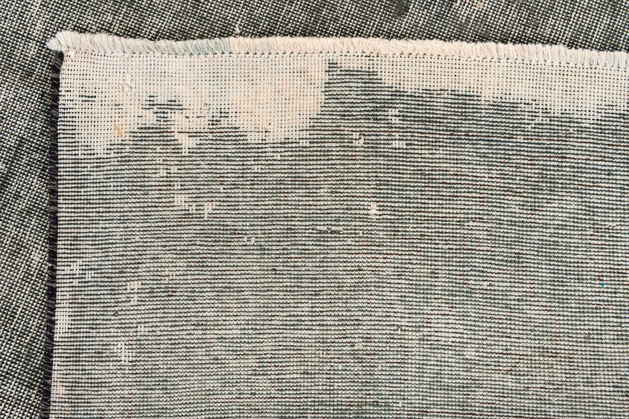 10' x 12' 6 Hand Knotted Ultra Vintage Persian Wool Rug
