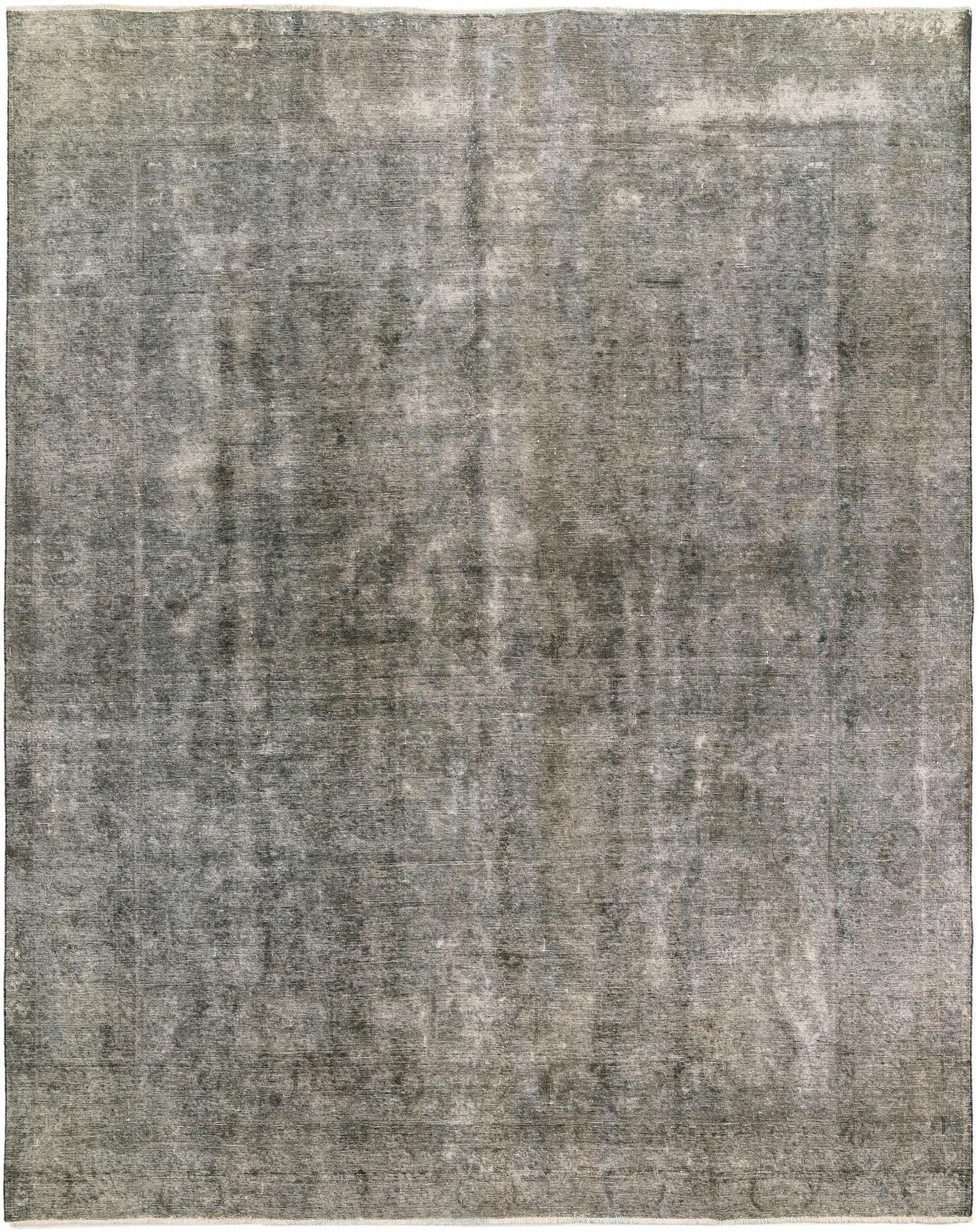 10' x 12' 6 Hand Knotted Ultra Vintage Persian Wool Rug