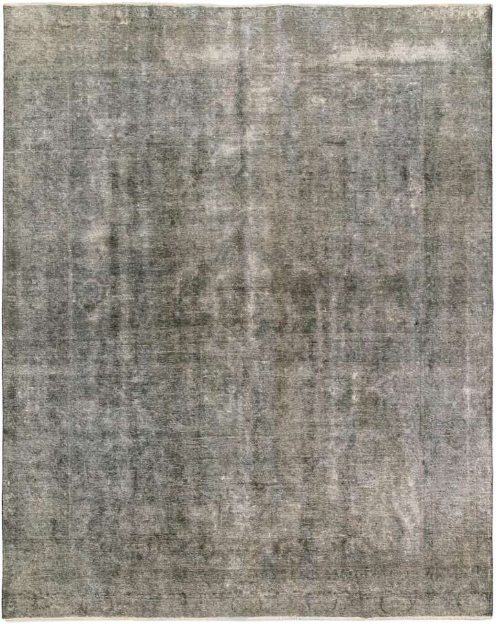 10' x 12' 6 Hand Knotted Ultra Vintage Persian Wool Rug