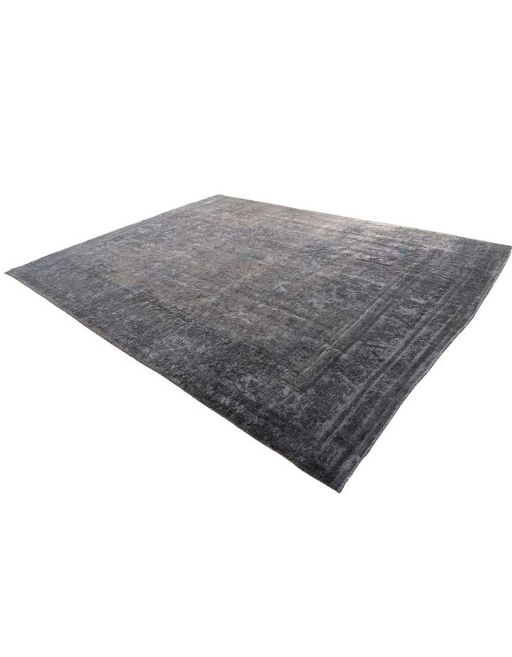 9' 8 x 12' 3 Hand Knotted Ultra Vintage Persian Wool Rug