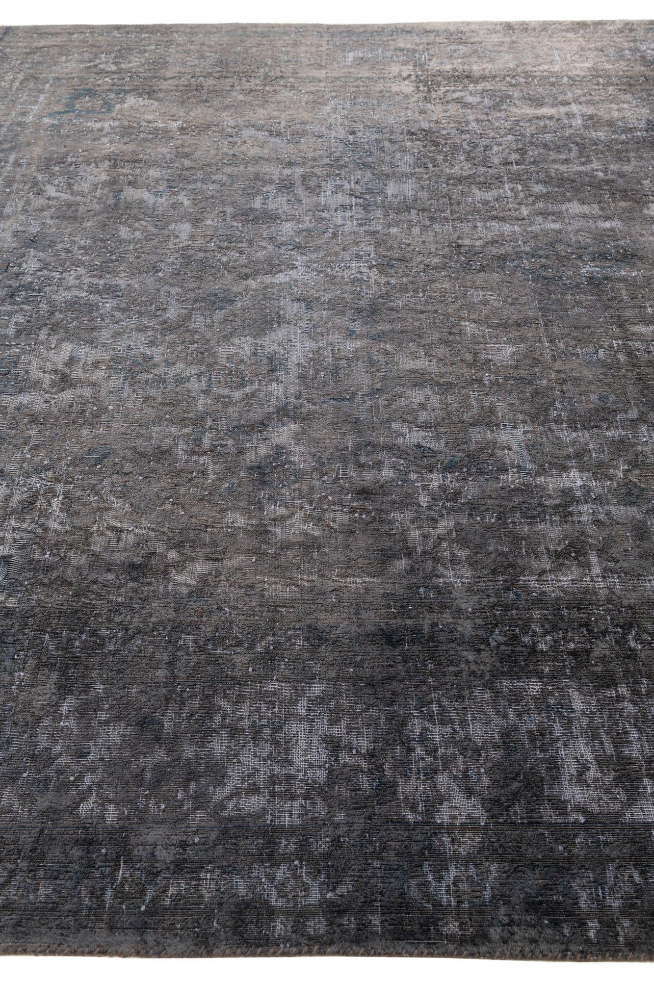 9' 8 x 12' 3 Hand Knotted Ultra Vintage Persian Wool Rug